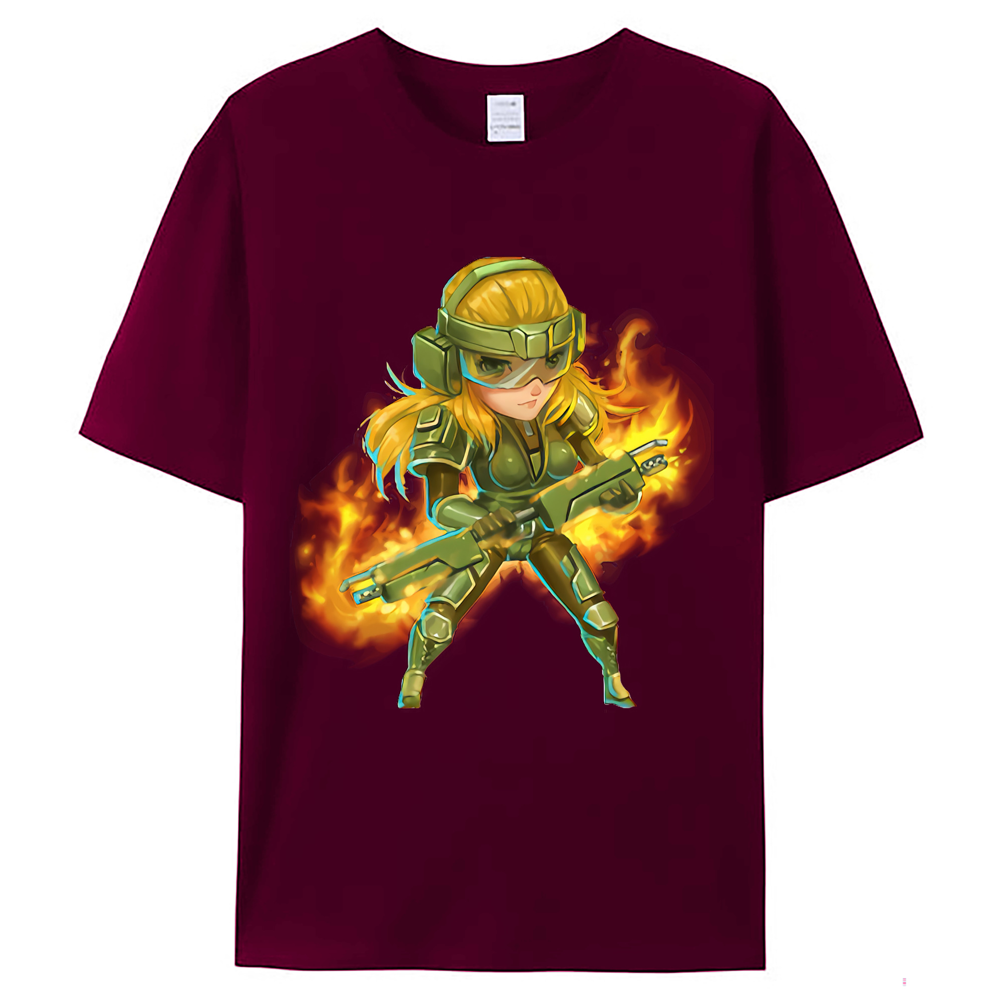 （画像用） リーグ・オブ・レジェンド League of Legends LOL レディースカジュアルプリントTシャツ（綿100％）